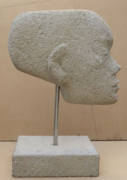 Named contemporary work « tete  2012 », Made by DOMINIQUE DUPONT DARTEVELLE