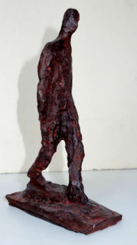 Named contemporary work « un homme qui marche  2011 2 », Made by DOMINIQUE DUPONT DARTEVELLE