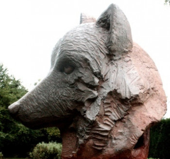 Named contemporary work « LE LOUP », Made by SANDOR SHOMI