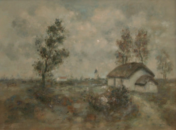 Named contemporary work « 04969 - Bourrine au moulin », Made by HENRY SIMON