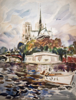 Named contemporary work « 01585 - Notre Dame de Paris », Made by HENRY SIMON