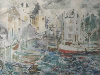 Named contemporary work « 01693 - Port », Made by HENRY SIMON