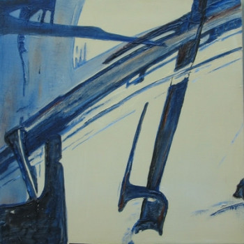 Contemporary work named « SERIE bLEUE II », Created by FUGGIO