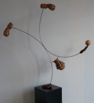 Named contemporary work « l'acrobate », Made by CHRISTOPHE