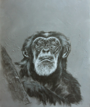 Named contemporary work « Singe », Made by DE PORET JB