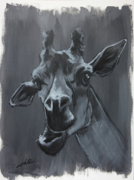 Named contemporary work « Tête de Girafe », Made by DE PORET JB