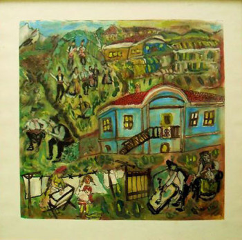 Named contemporary work « Vieux Village », Made by NIKO