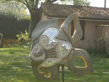 Named contemporary work « Poisson bijou 1 », Made by ZOABUC