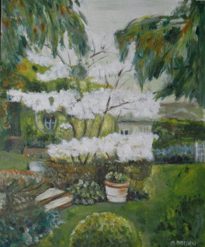 Named contemporary work « arbres blancs », Made by MIREILLE BREGOU