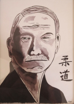 Named contemporary work « Jigoro Kano + ''judo'' en japonais », Made by ZAG