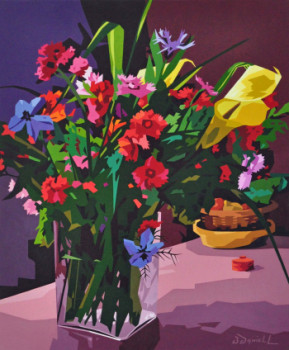 Named contemporary work « Bouquet », Made by DANIELL