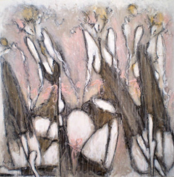 Named contemporary work « "D'or et de satin" », Made by LAURE MARY