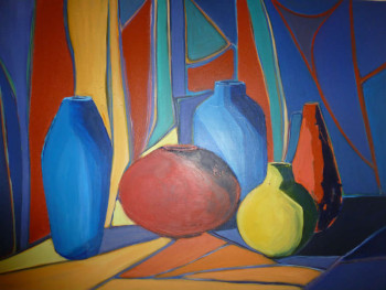 Named contemporary work « Mosaique de couleurs », Made by SANCELME