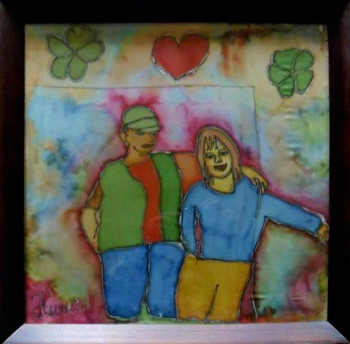 Named contemporary work « (1)Portrait couple », Made by NIKO