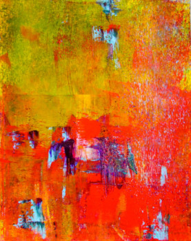 Named contemporary work « Après la pluie », Made by NELLY COUGARD