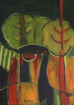 Named contemporary work « Allons voir dans les bois », Made by ALAIN BERTHAUD