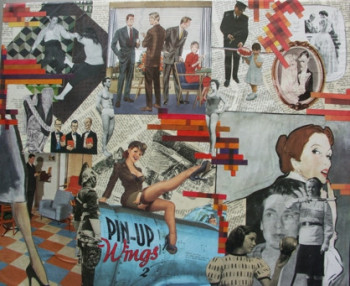 Named contemporary work « pin ups 2 », Made by FRED LEUR