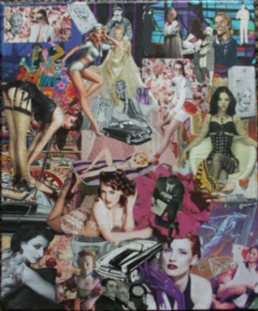 Named contemporary work « Pin ups 3 », Made by FRED LEUR