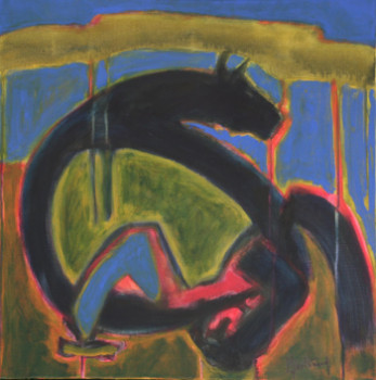 Named contemporary work « La naissance d'un mythe », Made by ALAIN BERTHAUD