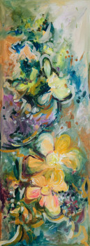Contemporary work named « Fleurs d’ailleurs », Created by DALIGHT