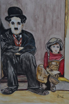 Named contemporary work « charlot et le kid », Made by LYLOU83