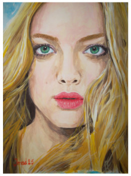 Named contemporary work « Amanda seyfried  », Made by IMAD BOUFAMA