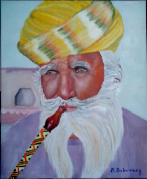 Named contemporary work « le rajasthani », Made by BRIGITTE DUBREUCQ