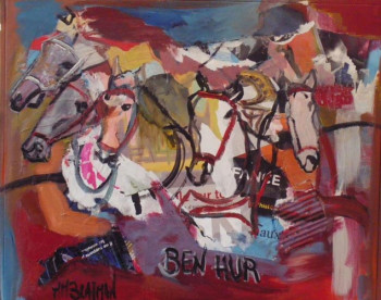 Named contemporary work « Ben Hur II », Made by MARTINE HAGEGE BLAJMAN