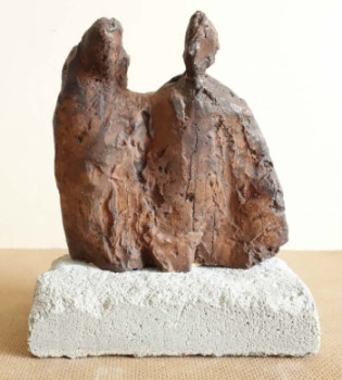 Named contemporary work « le petit couple 2011 », Made by DOMINIQUE DUPONT DARTEVELLE