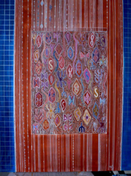 Named contemporary work « Trame kilim », Made by SANCELME