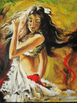 Named contemporary work « Flamenco ! », Made by ETINCELLE