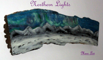 Named contemporary work « Northern lights », Made by MARC LEV