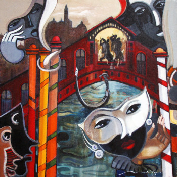 Contemporary work named « rialto tango », Created by MENDRISSE