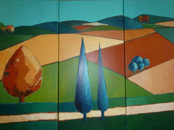 Named contemporary work « Le chemin », Made by SANCELME