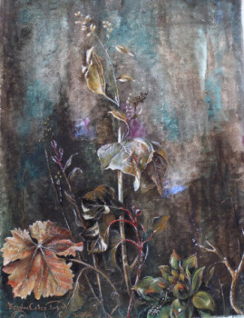 Named contemporary work « Ombres et mystères, fleurs d'automne », Made by JEAN-LUC CELCE