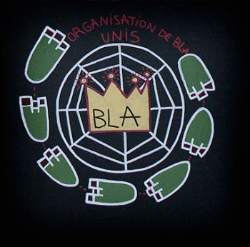Named contemporary work « O.B.U: ORGANISATION DE BLA UNIS (DYPTIQUE)1 », Made by WALKS-AS-SHE-THINKS