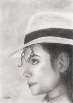 Named contemporary work « Michael Jackson », Made by ISA44