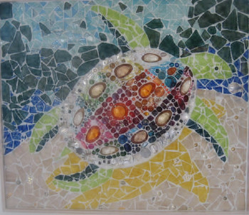 Named contemporary work « La si précieuse tortue », Made by SAINTILLANTES