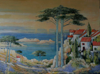 Named contemporary work « " Méditerranée " », Made by JAMES BURGEVIN