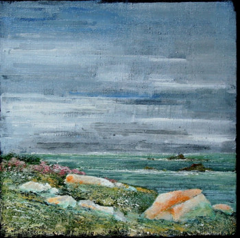 Named contemporary work « " Bord de mer " », Made by JAMES BURGEVIN