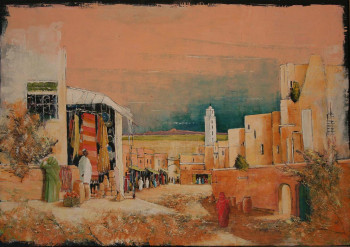 Named contemporary work « " Maroc 2 " », Made by JAMES BURGEVIN