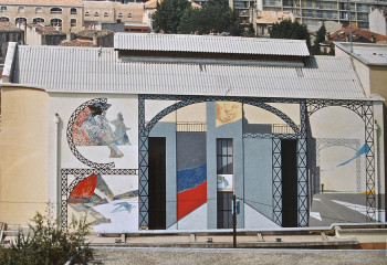 Named contemporary work « Façade théatre Toursky, Marseille-Fachada teatro Toursky », Made by DAVID OPPENHEIM