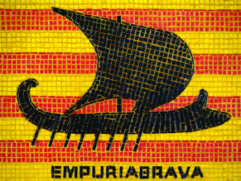 Named contemporary work « Empuria Brava 1 », Made by NATHALIE JARRIGE