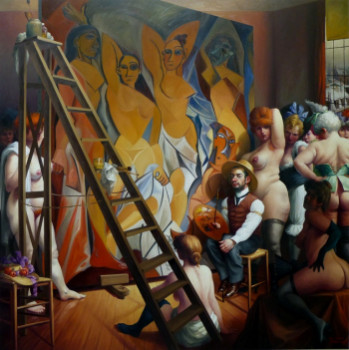 Named contemporary work « LES DEMOISELLES DE TOULOUSE », Made by BRUET