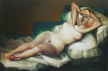 Named contemporary work « LA DORA DESNUDA », Made by BRUET