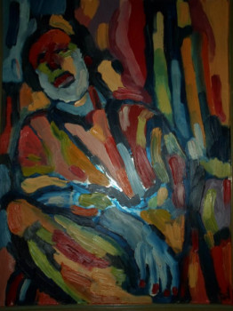 Named contemporary work « Solitude », Made by FRED