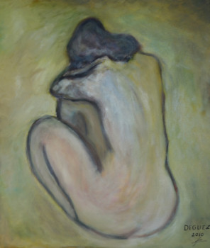 Named contemporary work « Mélancolie », Made by DEGUEZ