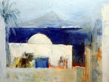 Named contemporary work « Sidi Bou Saïd », Made by GUILLOU