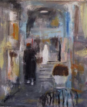 Named contemporary work « Souk de Tunisie », Made by GUILLOU