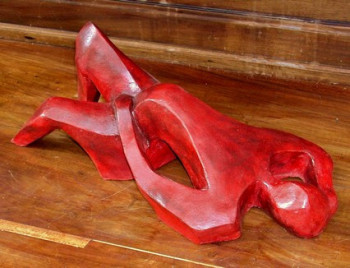 Named contemporary work « caresse », Made by JEF